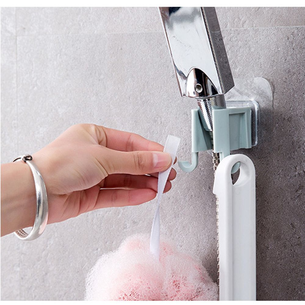 Kẹp đỡ đầu vòi hoa sen gắn tường không cần khoan lỗ tùy chọn màu sắc cho nhà tắm