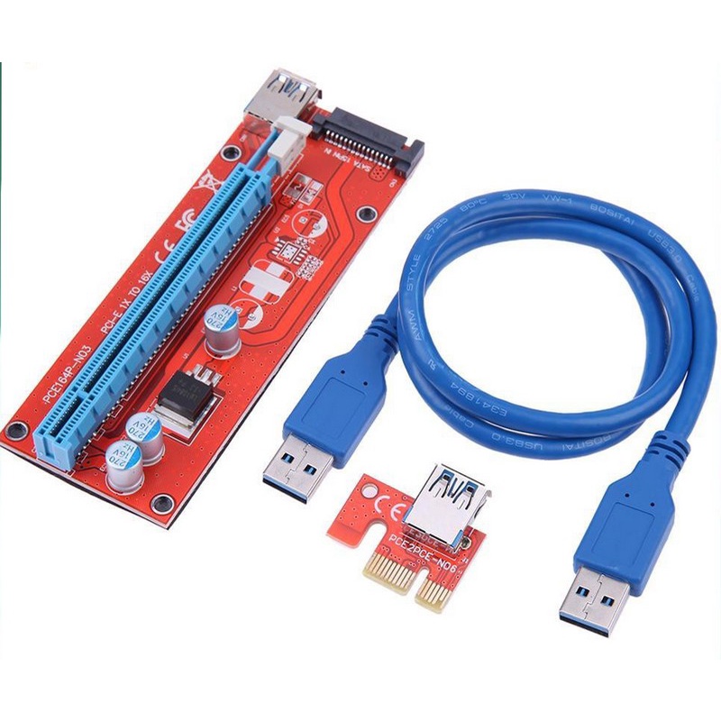 DÂY Riser PCIe 1x To 16x USB 3.0 cao cấp mới 100%