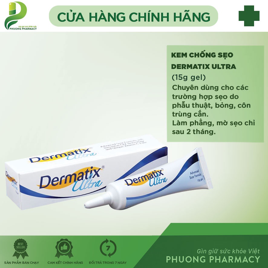 Dermatix ultra cải thiện sẹo - hỗ trợ mờ sẹo và giảm ngứa