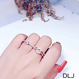 NHẪN GHÉP ĐÁ TRÒN 2 IN 1