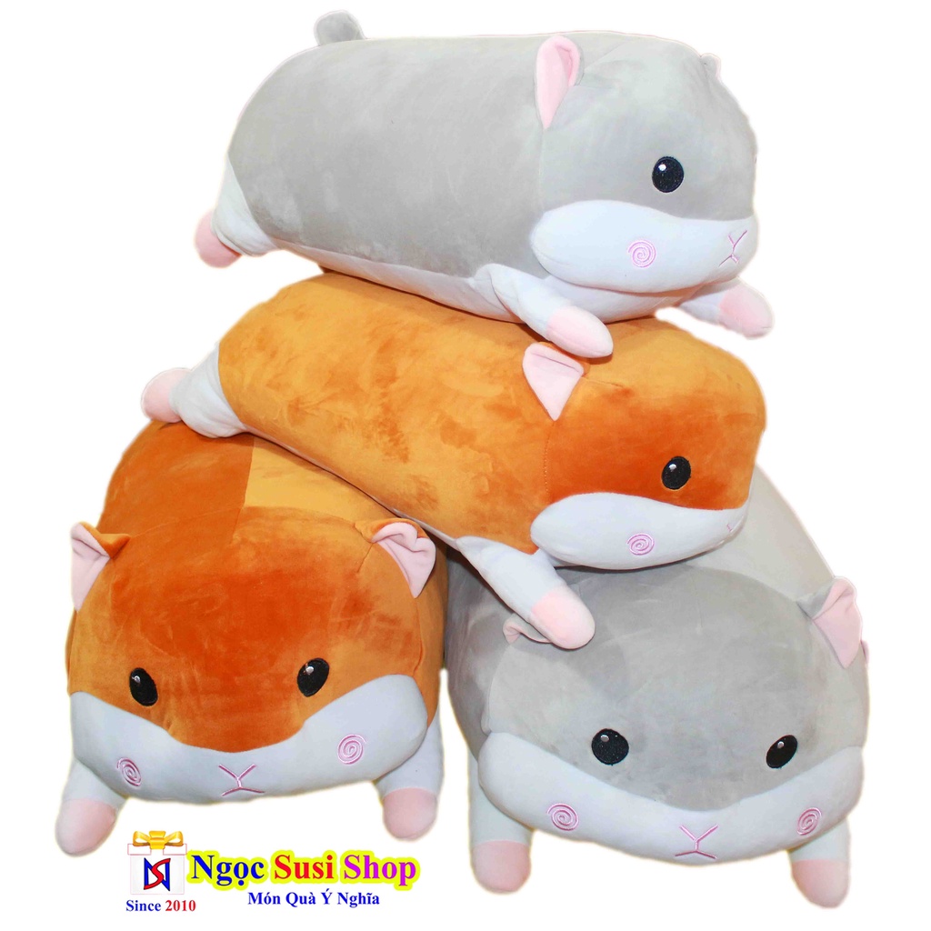 GỐI ÔM GẤU BÔNG CHUỘT HAMSTER SIÊU MỀM MỊN SIÊU TO [MUA CHỌN SIZE]