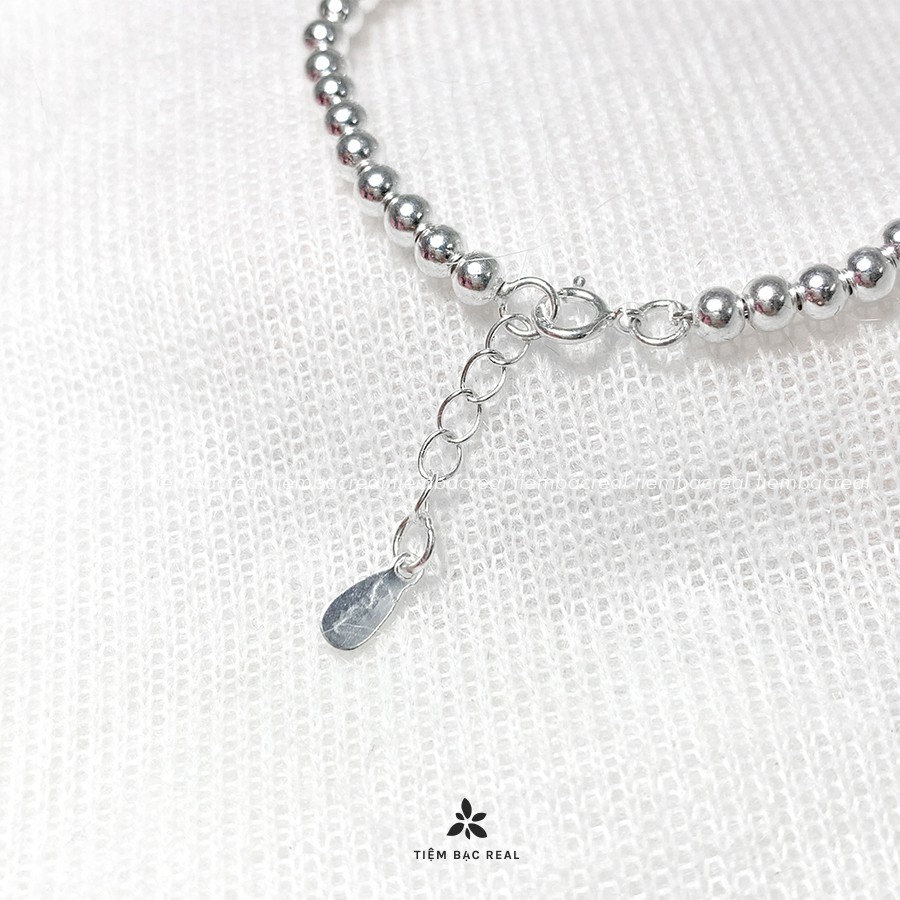 Lắc tay cỏ 4 lá bạc ta cao cấp, lắc tay cỏ 4 lá cầu may mắn bình an lộc tài | BigBuy360 - bigbuy360.vn