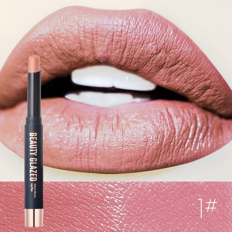 BEAUTY GLAZED Son nhung lì 8 màu tùy chọn | BigBuy360 - bigbuy360.vn