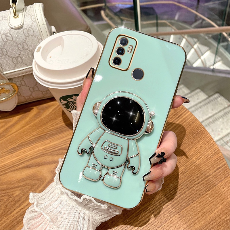 ốp lưng OPPO A53 2020 Ốp Điện Thoại silicone Mềm Mạ Điện Chống Sốc Cho OPPO A53 2020 ZJYHY01