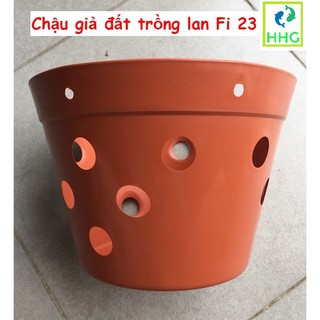 5 chậu giả đất trồng lan Fi 23 - đường kính 23cm