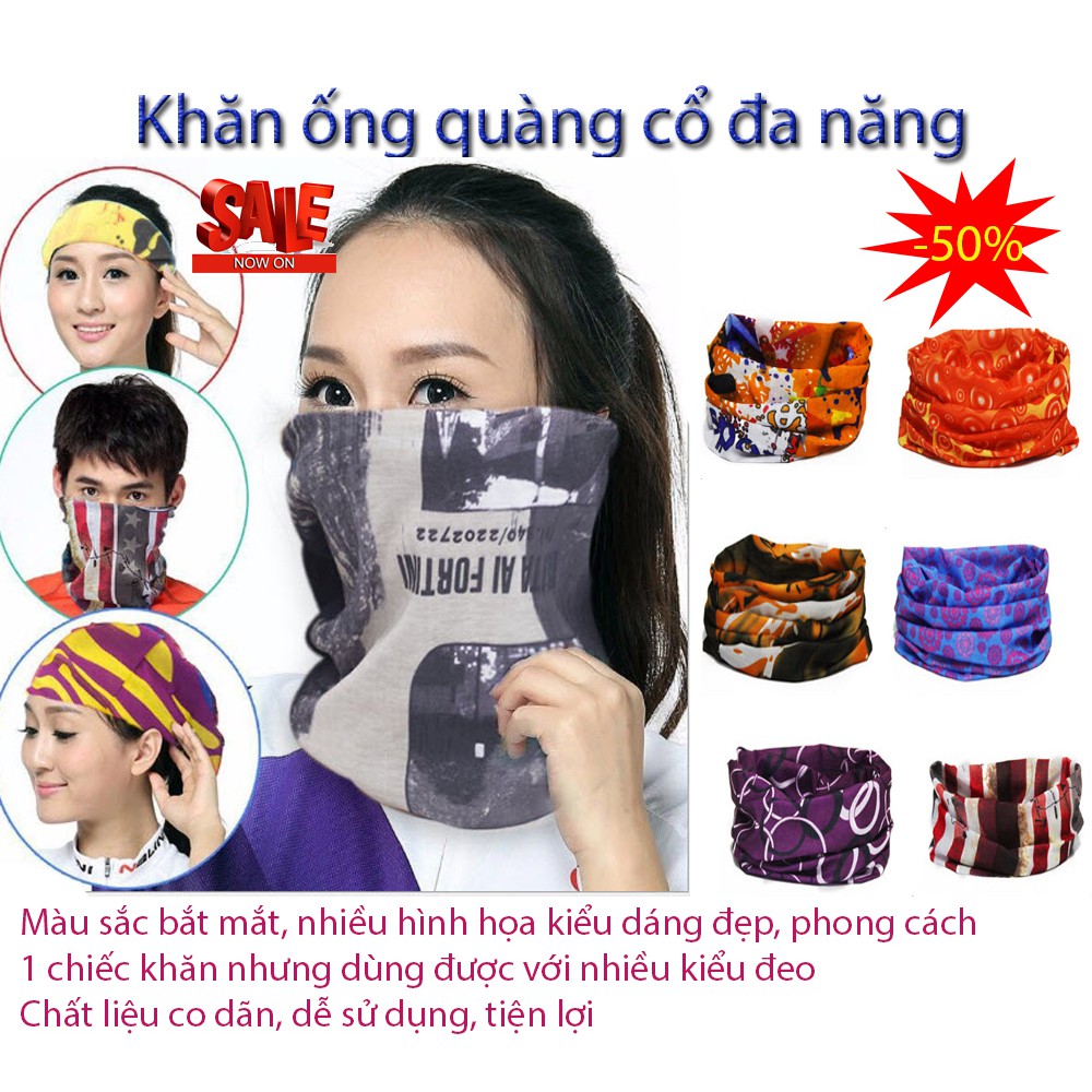 Khẩu trang đa năng BỘ 5 cái