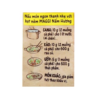(MẪU MỚI) Hạt nêm Maggi chay gói (55g)