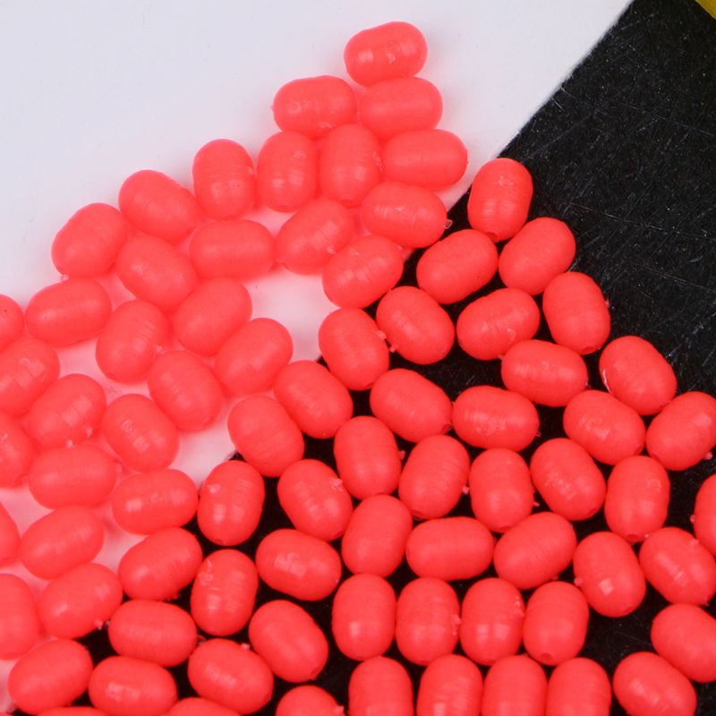 Bộ 100 Phao Nổi Câu Cá Dạ Quang Cứng Hình Oval