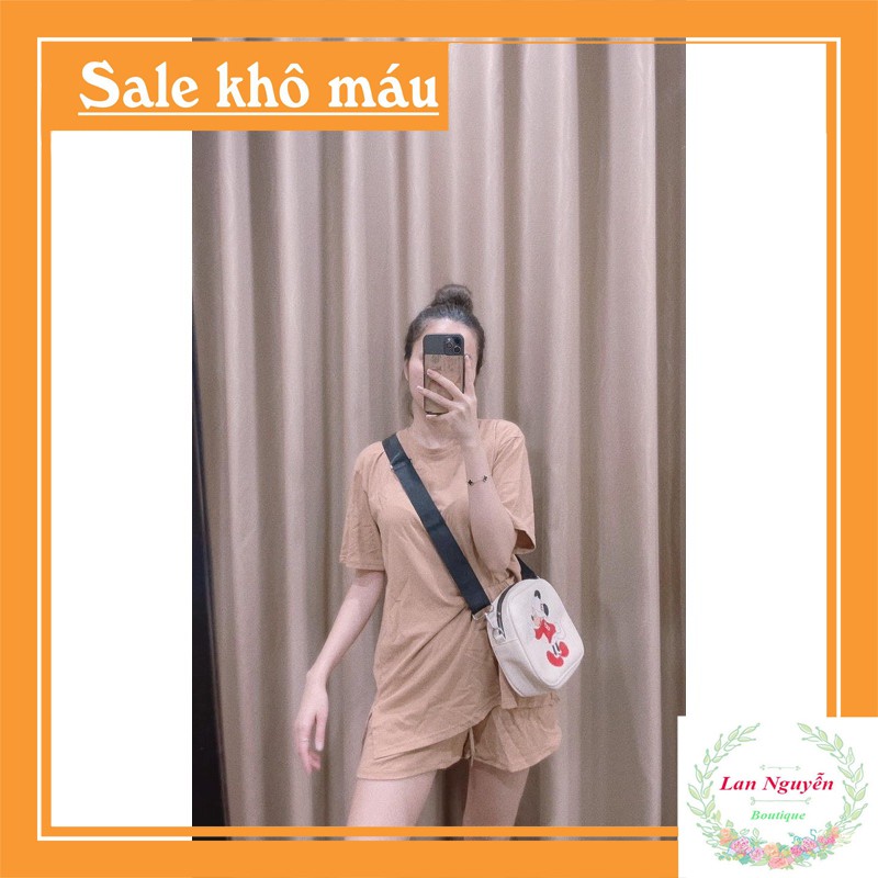 [Mã FAMAYWA2 giảm 10K đơn 50K] BÁN SỈ BỘ COTTON TRƠN 4 MÀU CHO NỮ