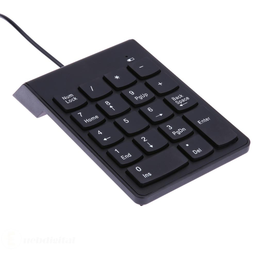 New USB Mini 18-keys Num Pad Numeric Number Keypad Keyboard for Laptop Note