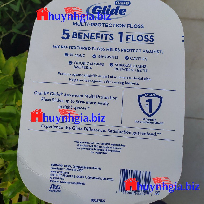 Chỉ nha khoa Oral B Glide Advanced Multi Protection Floss của Mỹ