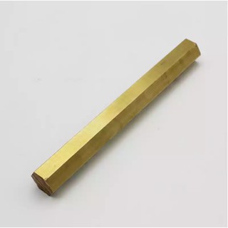 Đồng thau/vàng lục giác,thanh đồng lục giác chiều dài cạnh 10--->27 dài 500mm dt techshop