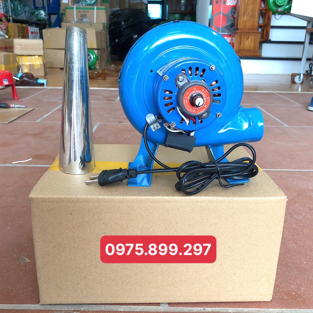 QUẠT KHÒ BẾP CÔNG NGHIỆP, BỄ THỔI LỬA 85W Có Chiết Áp