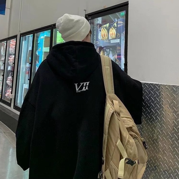 Áo Hoodie In Chữ Alphbet Phong Cách Hàn Quốc Thời Trang Cho Nam áo hoodie nam hoodie hàn quốc Áo nỉ nam nữ mới sục nữ thời trang Áo trùm