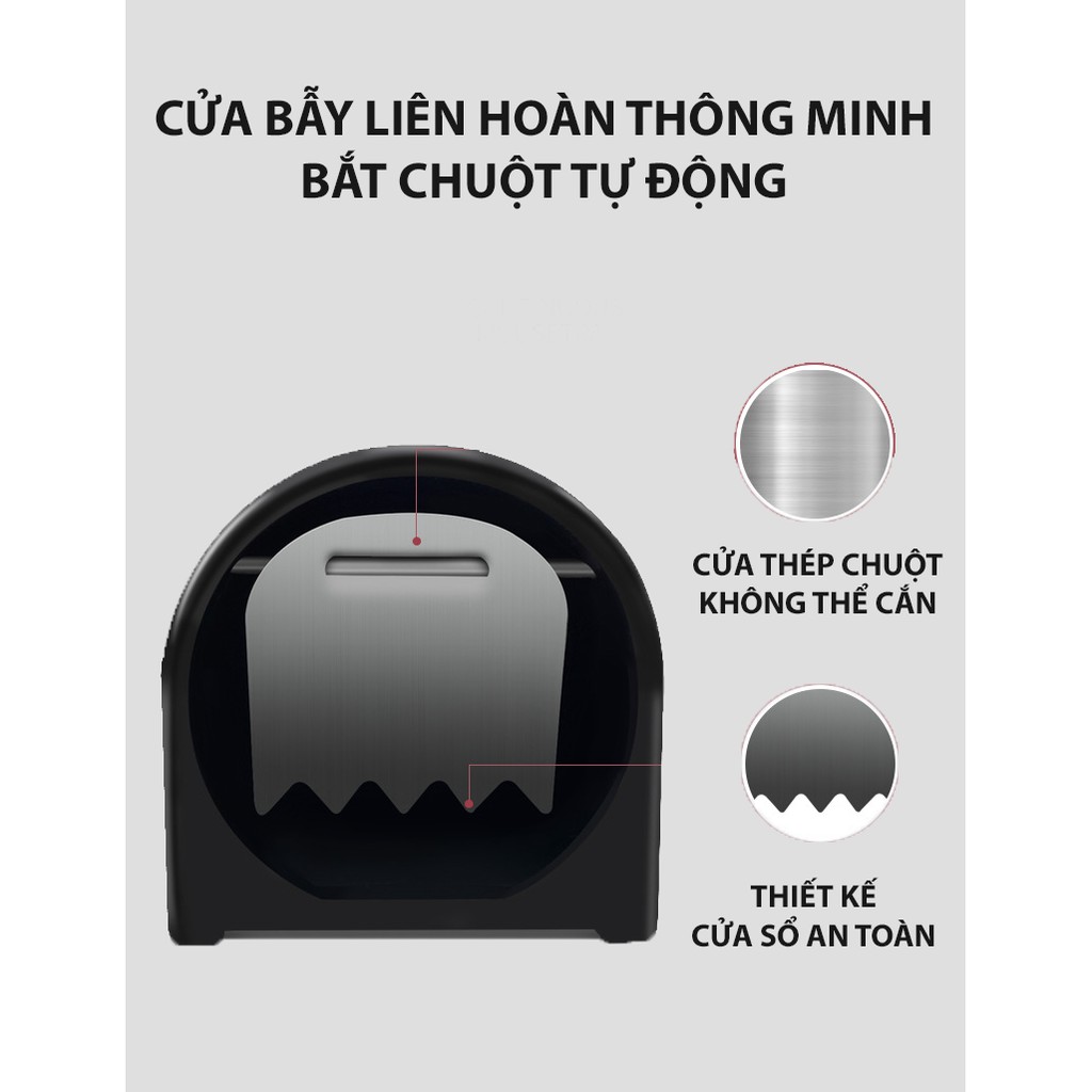 Bẫy Chuột Thông Minh Không Dùng Lò Xo An Toàn Tuyệt Đối