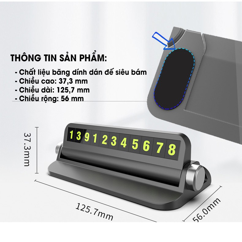 Bảng Ghi Điện Thoai Gắn Taplo Xe Hơi Có Giá Đỡ Điện Thoại | BigBuy360 - bigbuy360.vn