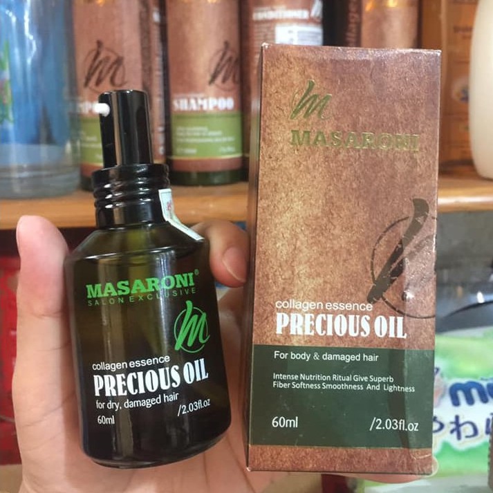 Tinh dầu dưỡng tóc Masaroni Argan Precious Oil 60ml