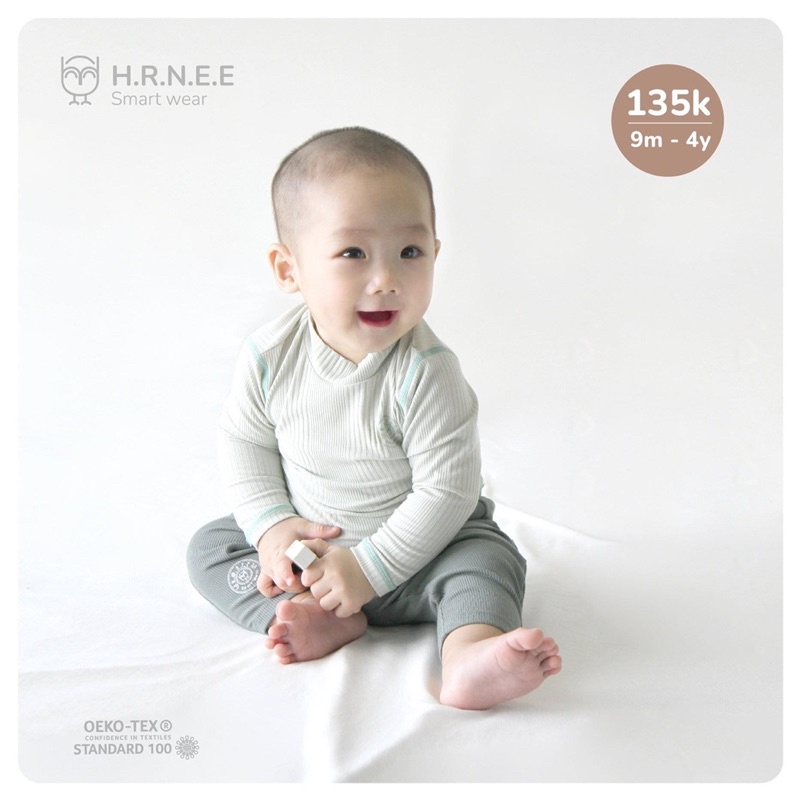 Quần dài nỉ lông ấm Hrnee cho bé trai bé gái thời trang thu đông ấm áp cho bé