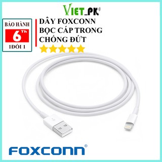 [Mua 2 tặng 1] Cáp sạc lightning foxconn i5c bọc sắt chống lỗi cho iphone 5/6/7/8/X,XR,XS Max…
