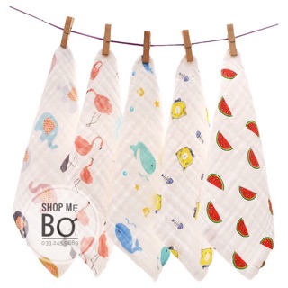 Khăn xô 6 lớp sợi bông cotton organic