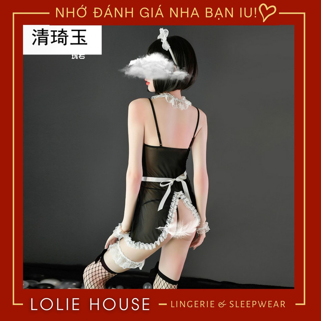 Cosplay hầu gái sexy anime maid cute Váy đầm ngủ cosplay cô hầu gái gợi cảm LOLIE HOUSE - CP39