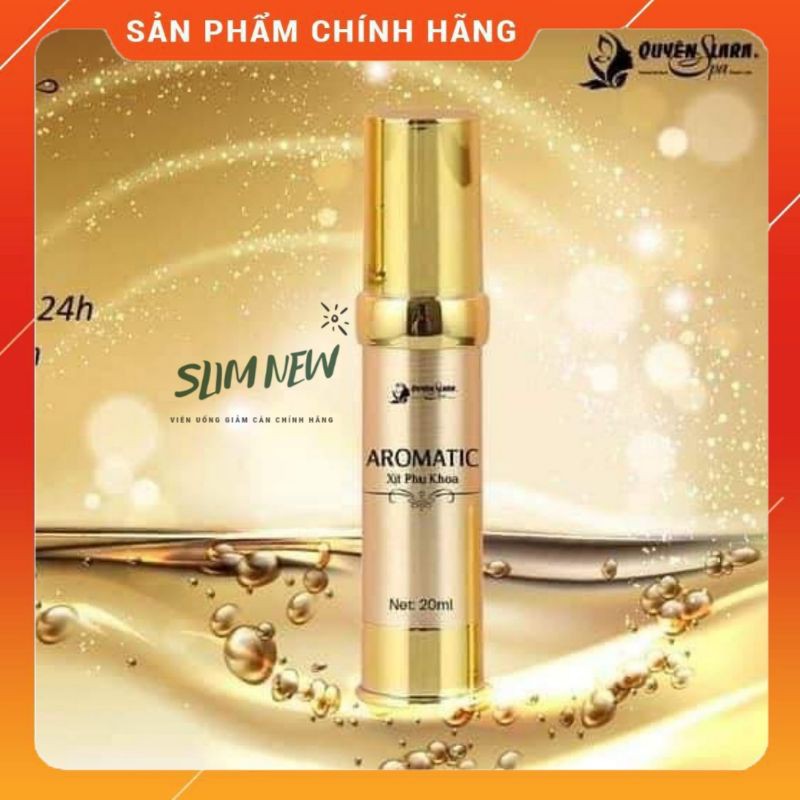 [CHÍNH HÃNG]xịt phụ khoa aromatic quyên lara,hương thơm nước hoa ,giúp tân trang cô bé thơm,hồng ,hết viêm ngứa