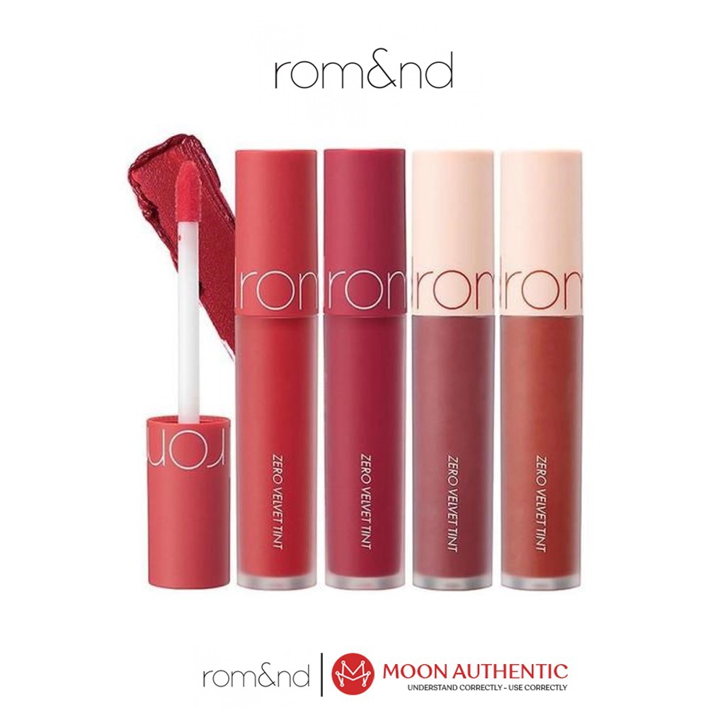 Son Kem Romand Zero Velvet Tint màu 03, 05, 06