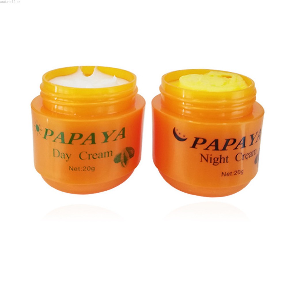 Set 2 Lọ Kem Đu Đủ Dưỡng Trắng Da Ban Ngày Và Đêm Chống Tàn Nhang