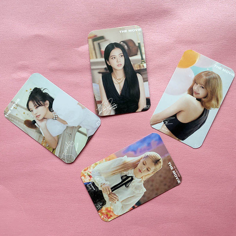 Set 5 tấm thẻ ảnh lomo hình nhóm nhạc Blackpink