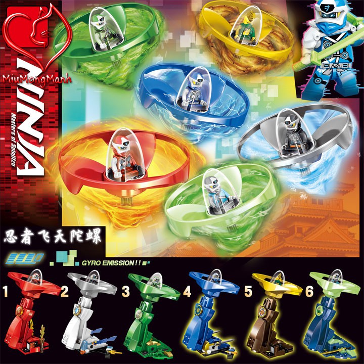 Con Quay Lốc Xoáy Ninja Digital Ninjago Lego Prck Đồ Chơi Lắp Ráp Xếp Hình