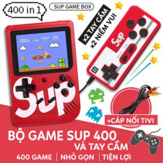 BỘ MÁY CHƠI GAME KÈM TAY CẦM 4 NÚT SUP 400 game in 1
