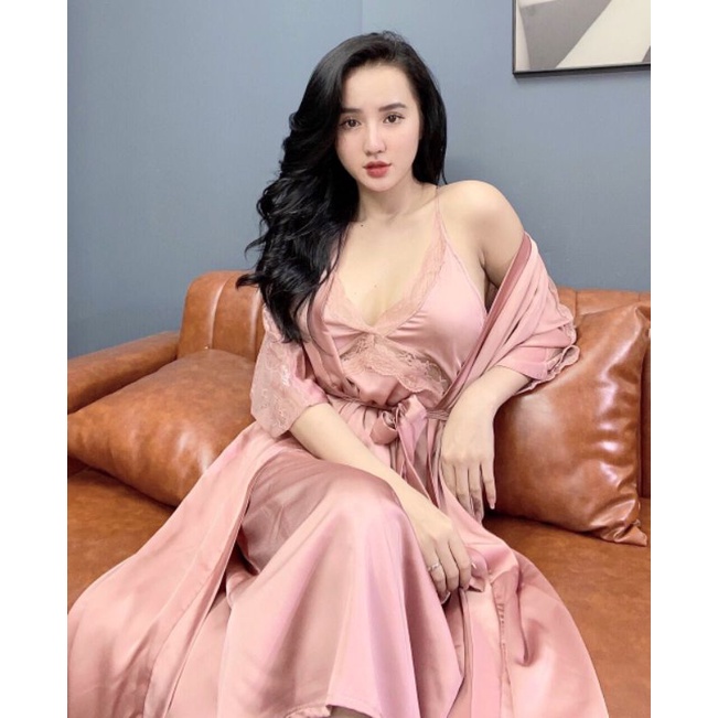 Đầm dài  Sexy lụa satin - latin Siêu Mát 3 màu ĐD101 | BigBuy360 - bigbuy360.vn