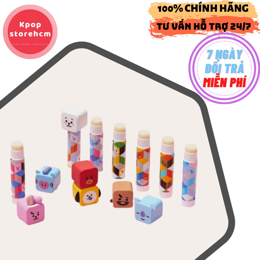 Son Dưỡng BT21 Figure Lip Balm BTS KPOPSTOREHCM chính hãng Hàn Quốc