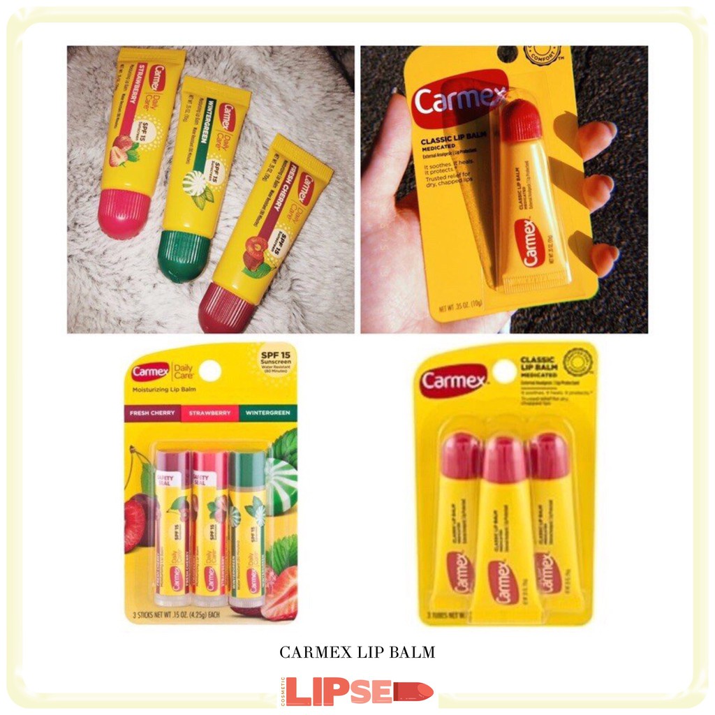 [CÓ SẴN, BILL MỸ] SON DƯỠNG MÔI CARMEX SỐ 1 NƯỚC MỸ | BigBuy360 - bigbuy360.vn