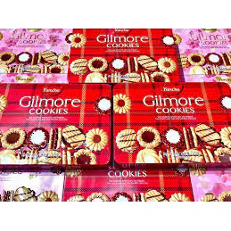 { Quà tặng sang trọng } BÁNH QUY HỒNG KOONG GILMORE hộp thiếc 176g