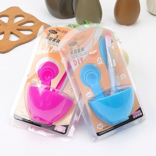 Bộ cọ chén đắp mặt nạ