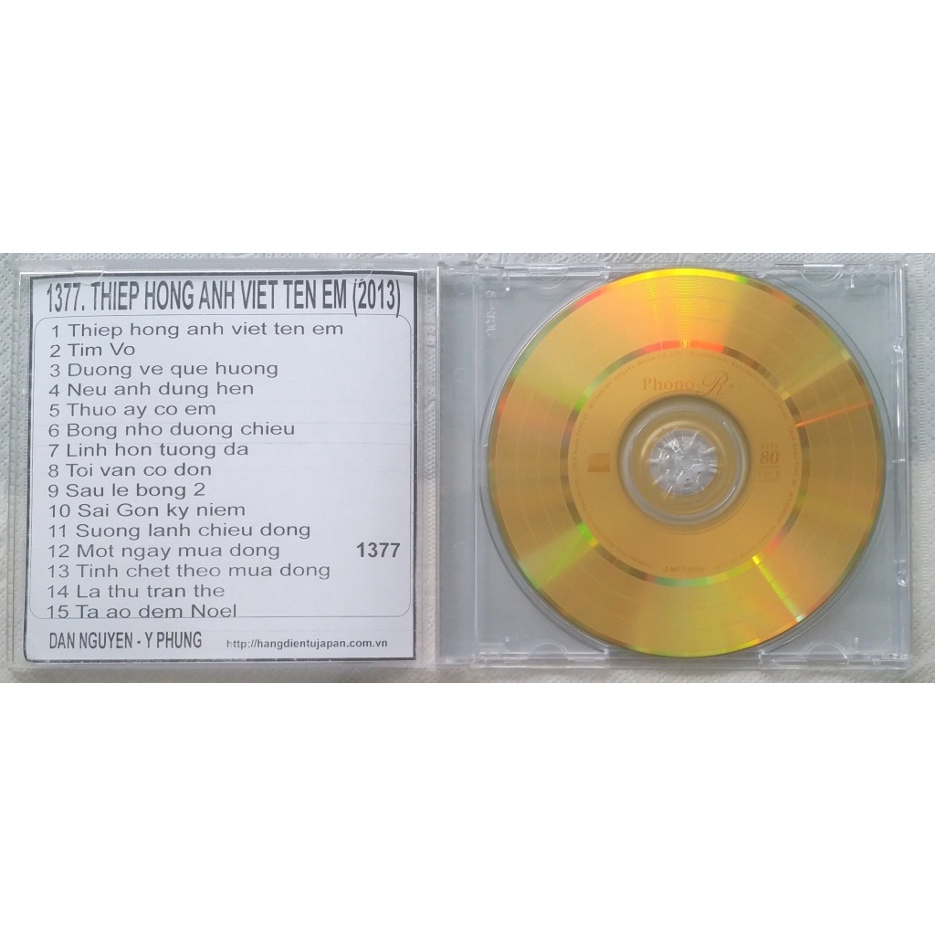 Bộ 5 cd nhạc vàng dan nguyen âm thanh chất lượng cao