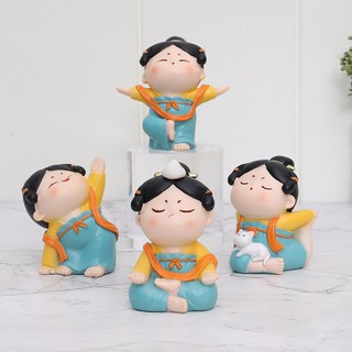 Tượng Trung Quốc Tượng Nữ Phong Thủy Cổ Cho Tivi Phòng Khách