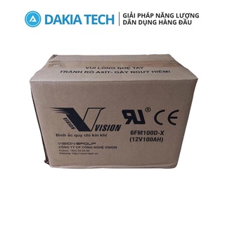 Ắc quy Vision 12V 100Ah Model 6FM100D-X