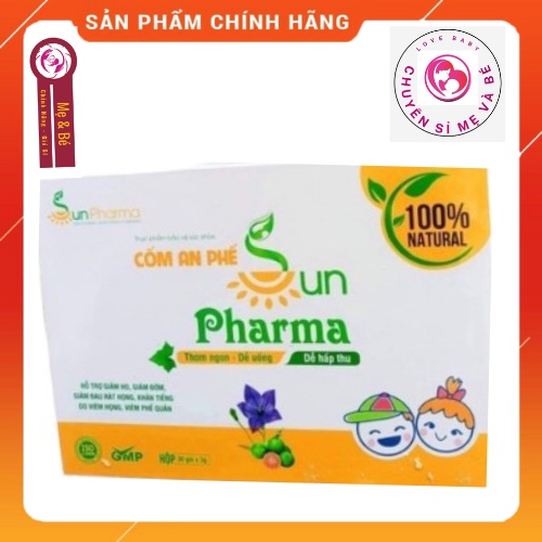 Cốm An Phế SUNPLUS hết ho, tiêu đờm hộp 30 gói