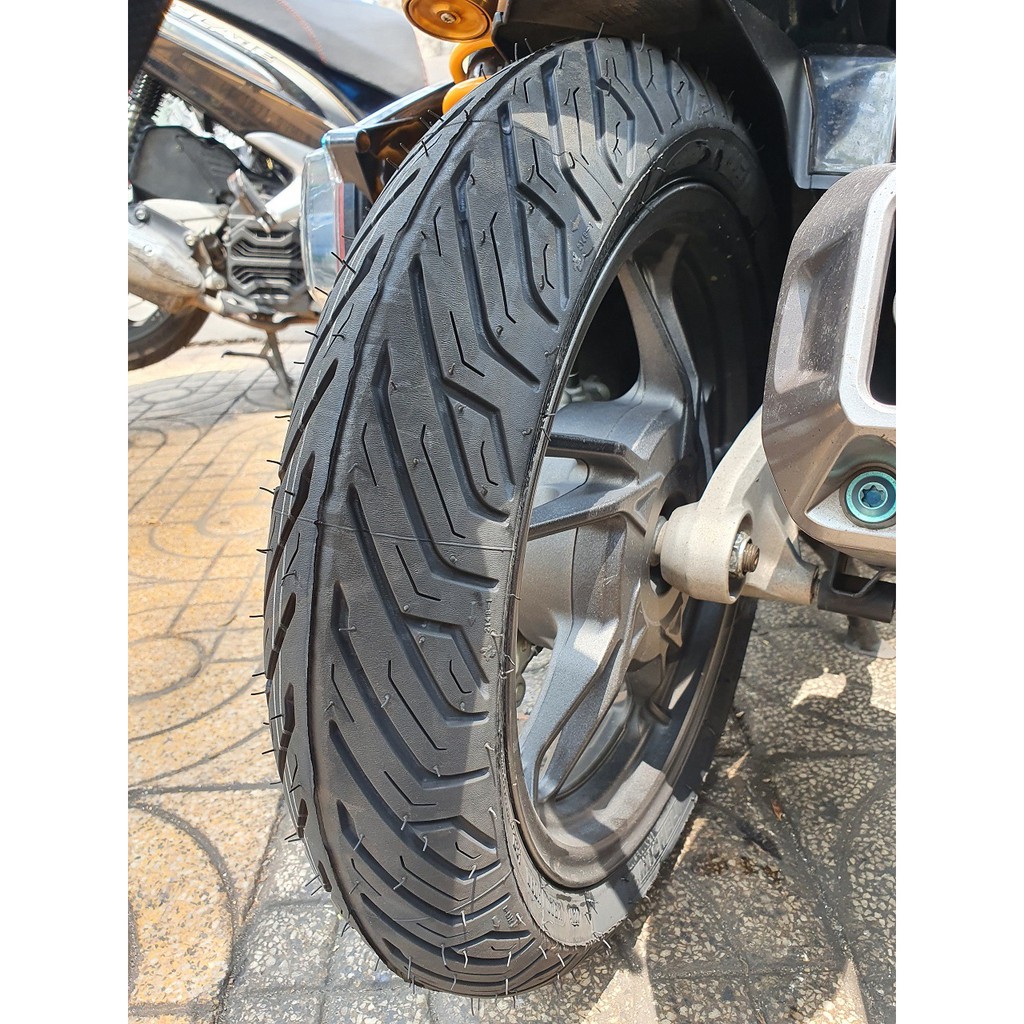 Vỏ lốp xe Michelin City Grip size 100/80-14 bánh sau AirBlade 150, Vario 150, Vision. Click..., vỏ ko ruột - giá 1 cái