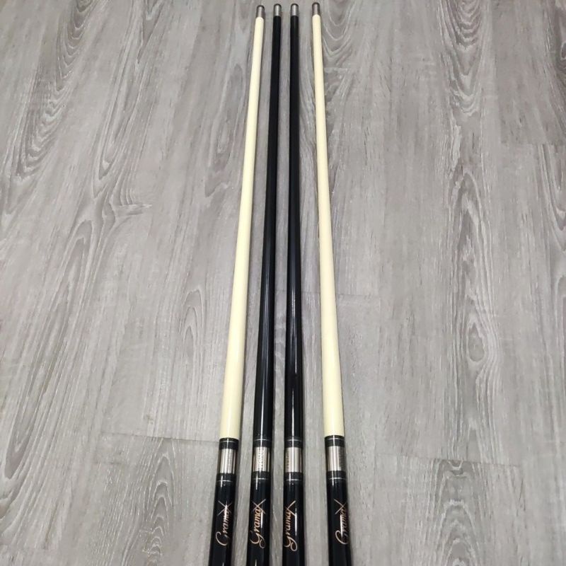 Cơ cacbon bida, cơ bi a cacbon cao cấp sợi cacbon đầu 9-13mm Snooker và bida lỗ