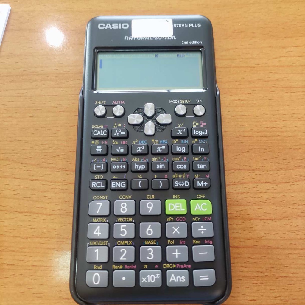 Máy tính Casio FX570 VN Plus chính hãng bảo hành 7 năm