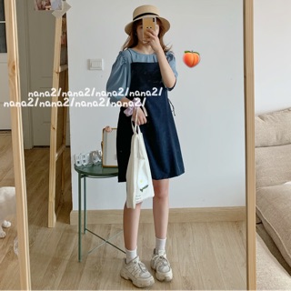 Set áo sơ mi và yếm
