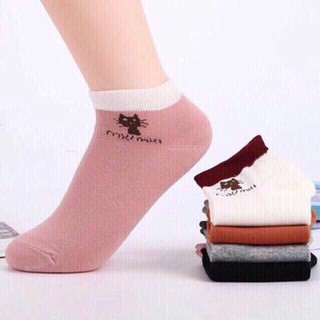 SET 10 ĐÔI TẤT MÈO CỔ NGẮN