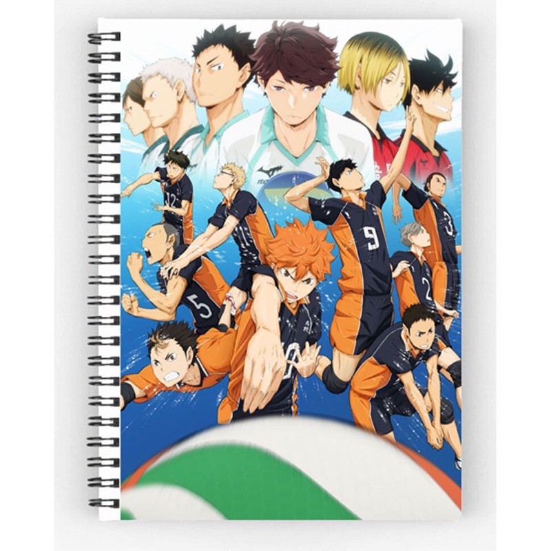 sổ tay haikyuu 200 trang / sổ viết anime haikyuu