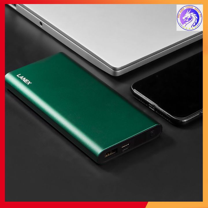 Pin Dự Phòng Sạc Nhanh 1 Cổng USB + 1 Cổng Type-C 3.0A - PD - QC3.0 - 18W 10000MAH Lanex LPB - P07 - Màn Hình Led