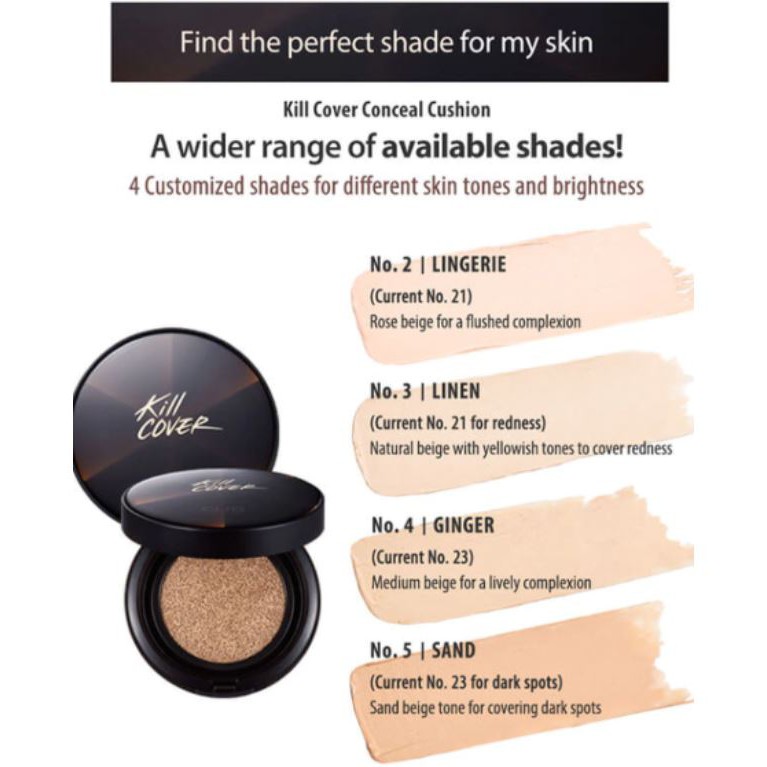 Cushion Clio Kill Cover Conceal Mini Che Khuyết Điểm SPF 45 PA++ | BigBuy360 - bigbuy360.vn