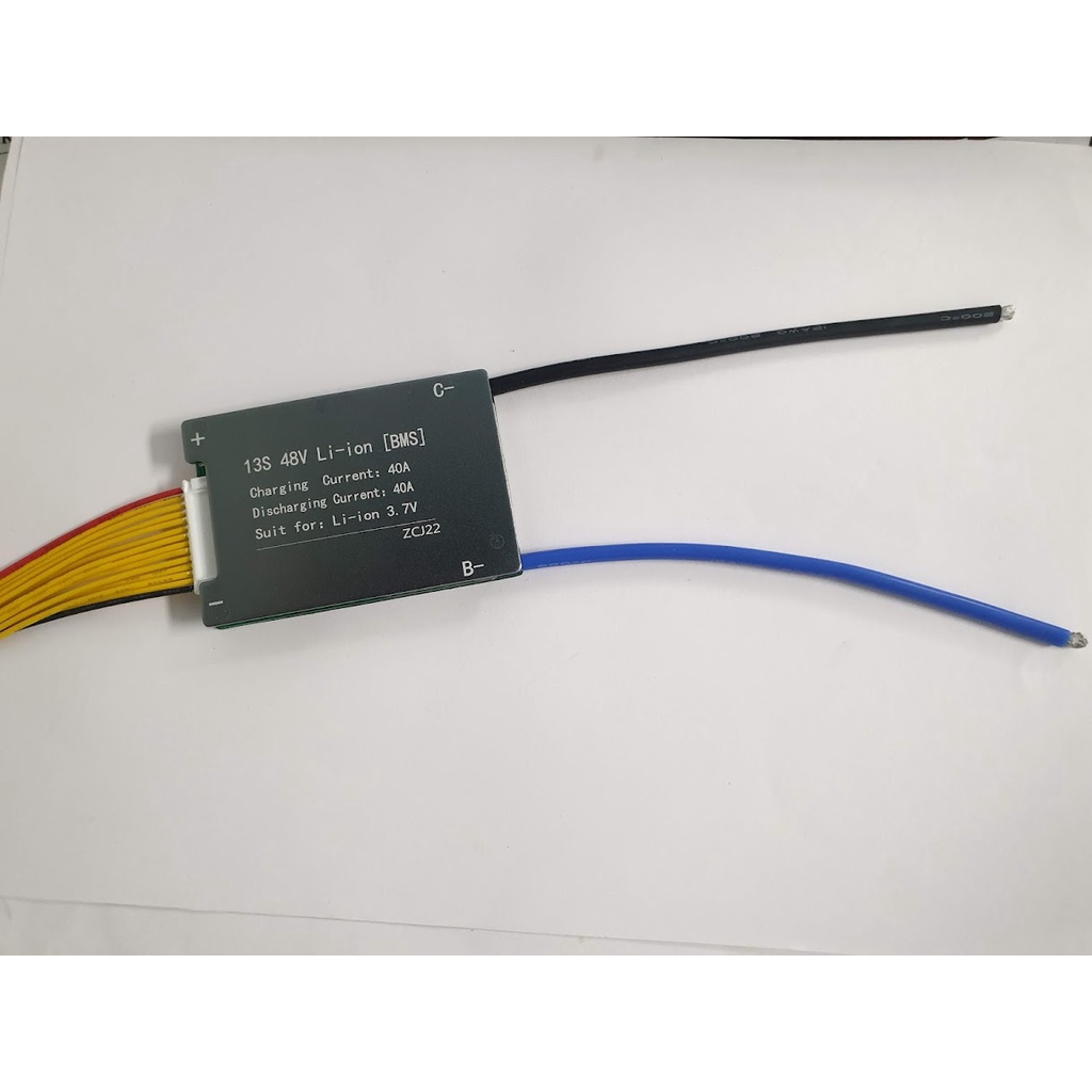 Mạch bảo vệ cell Lithium Li-ion BMS 13S - 48V - 40A, dùng cho pin Li-ion 3,7v như xe điện và các thiết bị dùng pin 48V