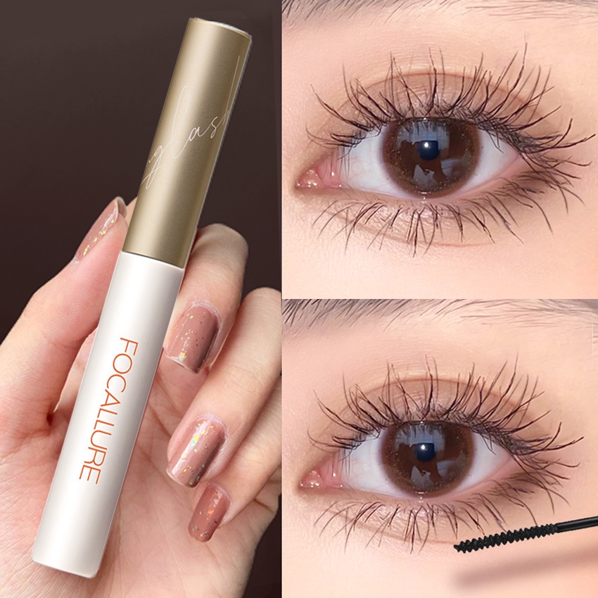 Mascara FOCALLURE giúp chuốt lông mi dài cong và đều kích thước đầu cọ 3mm 6g